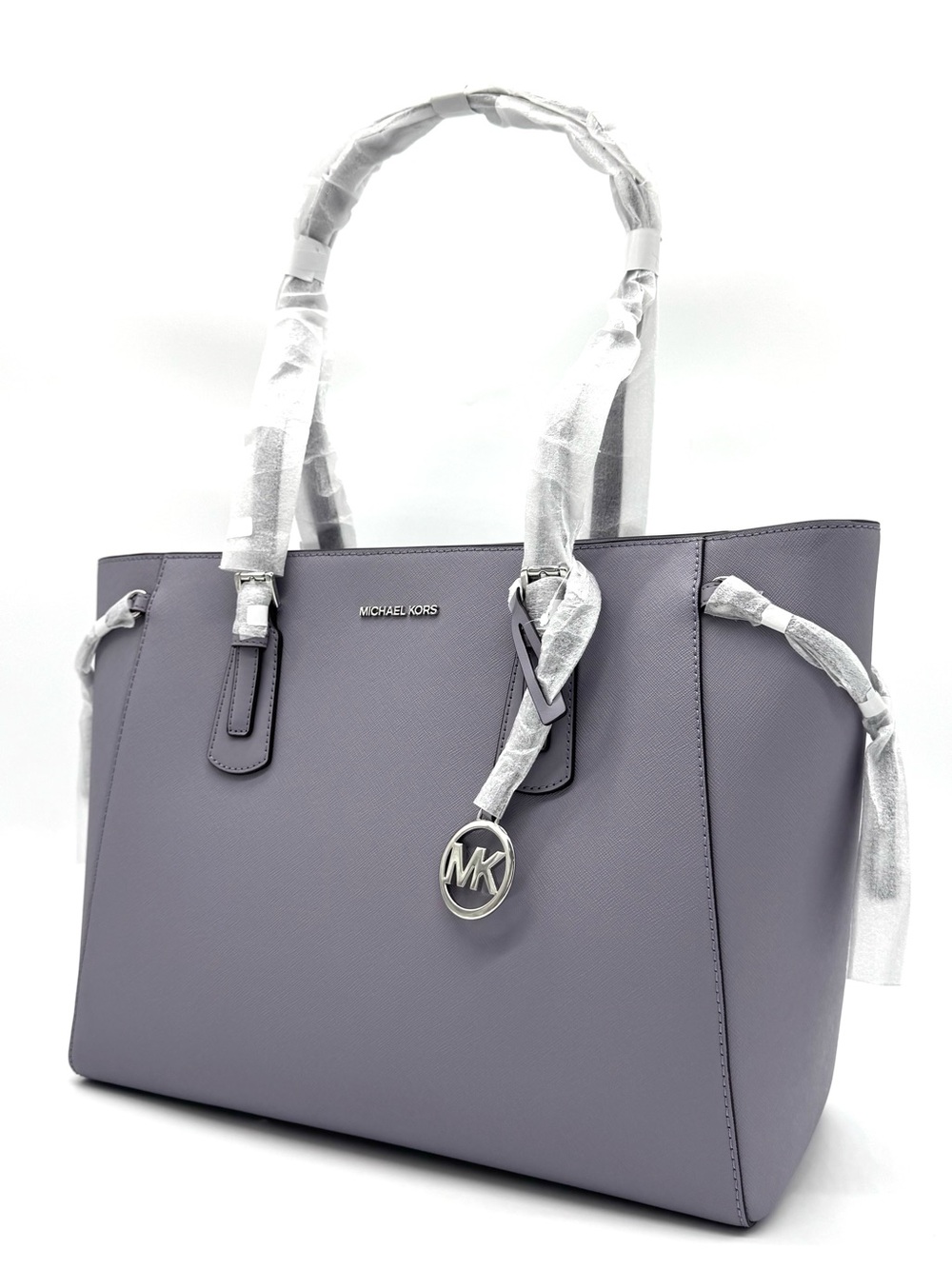 Michael Kors Voyager Large Leather Tote Bag - Lilac